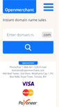 Mobile Screenshot of openmerchant.com